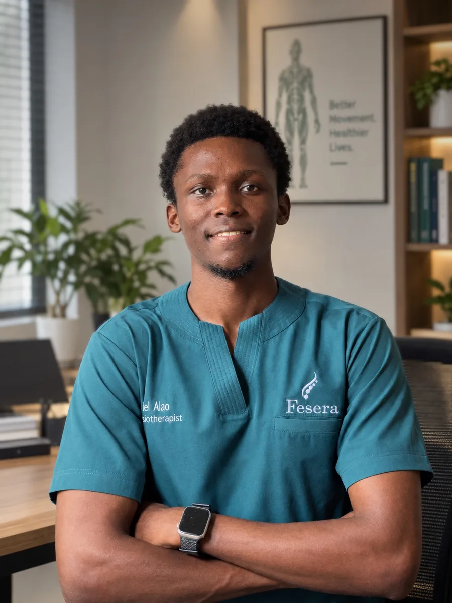 Alao Daniel, physiotherapist
